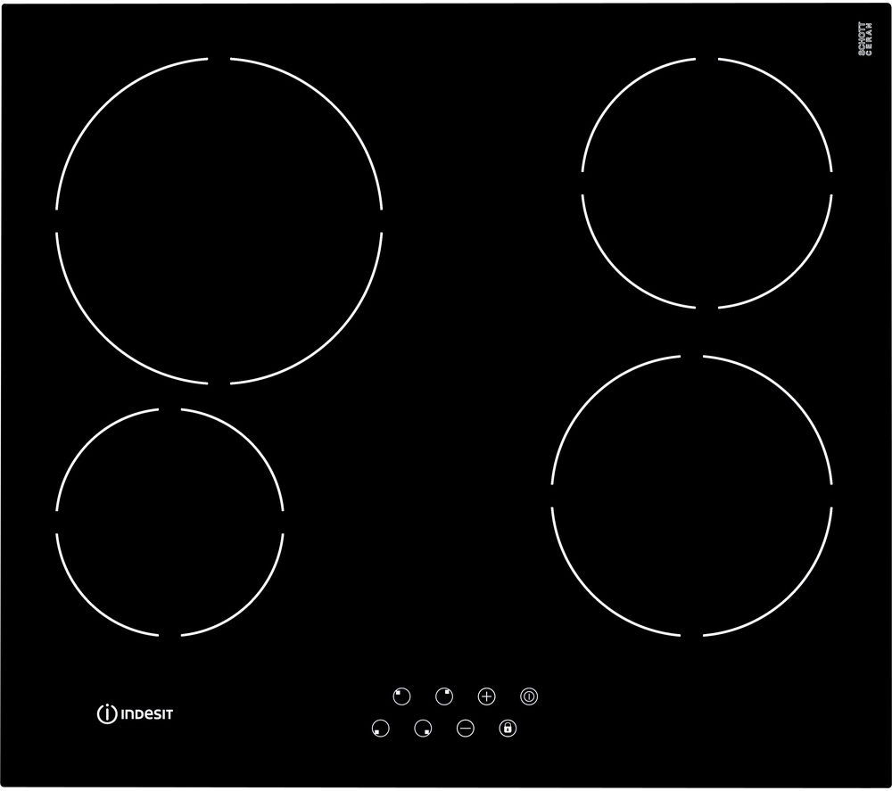 INDESIT VRB640CPT Electric Ceramic Hob - Black, Black Review thumbnail