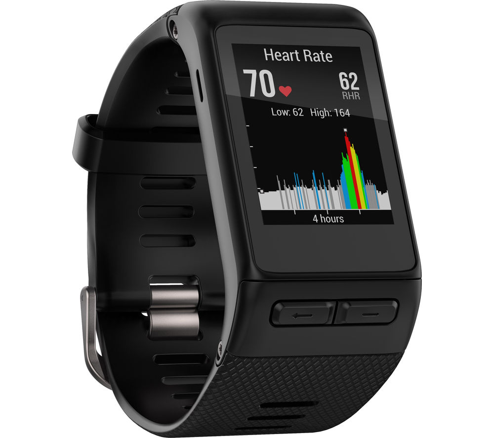 GARMIN vivoactive HR - Black, Medium, Black Review thumbnail