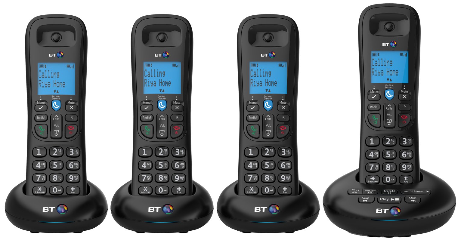 BT  3570  Cordless Telephone & Answer Machine  Quad Review  Review