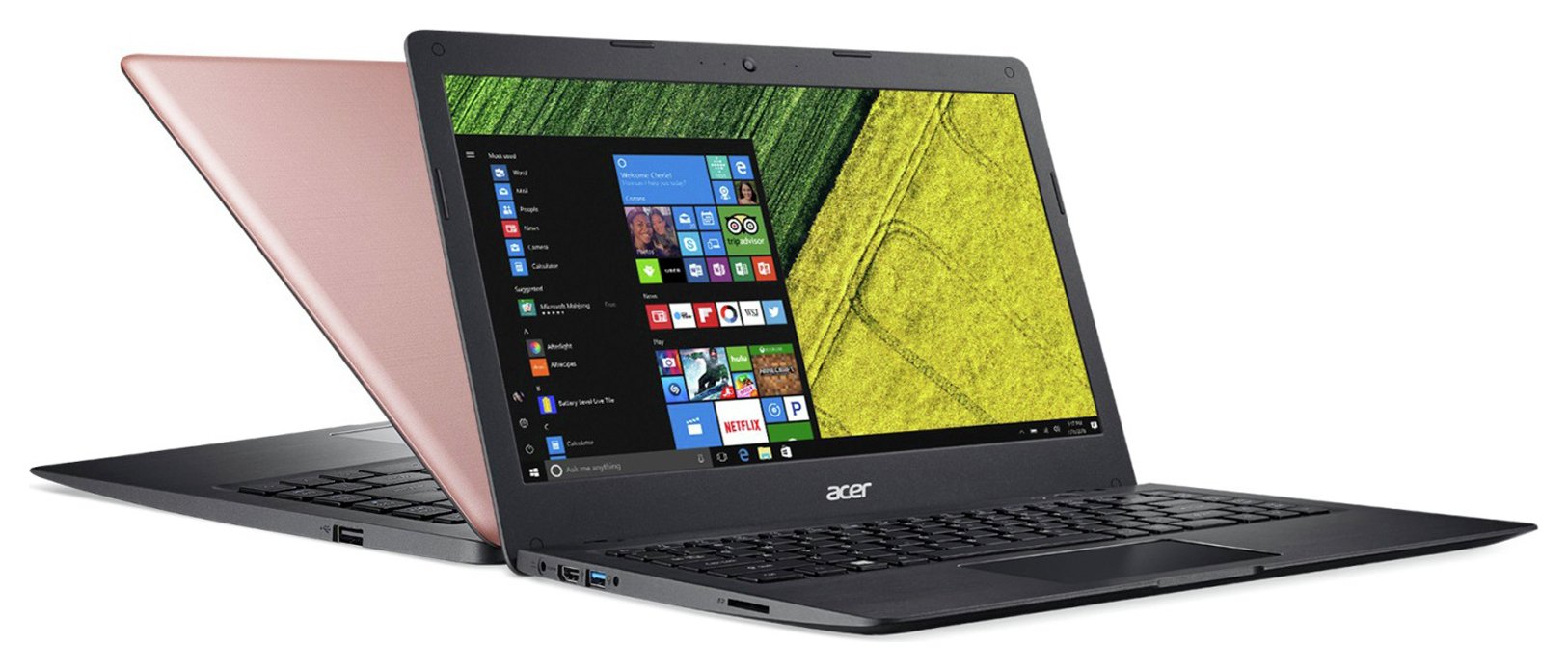 Acer Swift 1 14 Inch Pentium 4GB 128GB Laptop - Pink. Review thumbnail