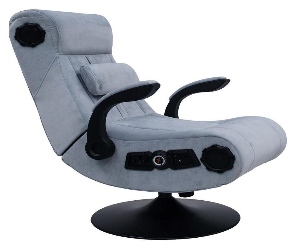 X Rocker Deluxe 4.1 Chenille Pedestal Gaming Chair Review ...